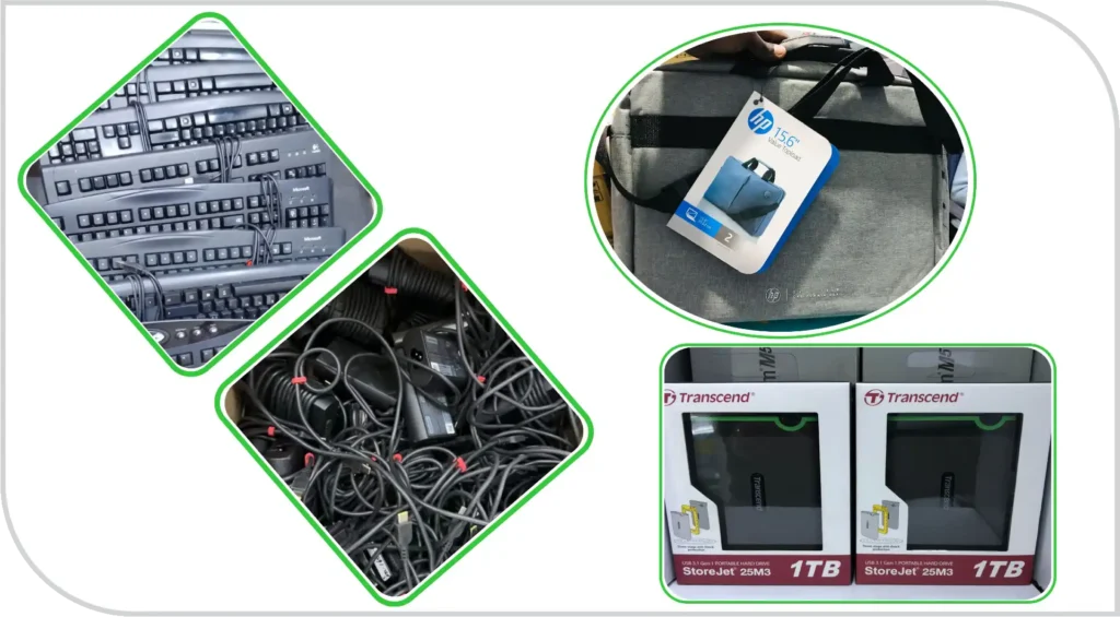 Laptop accessories shop nairobi chargers external drive back park