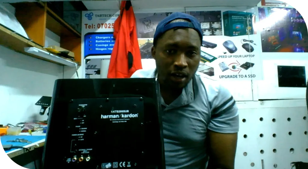 Bluetooth speaker repair shop Nairobi Harman Kardon JBL