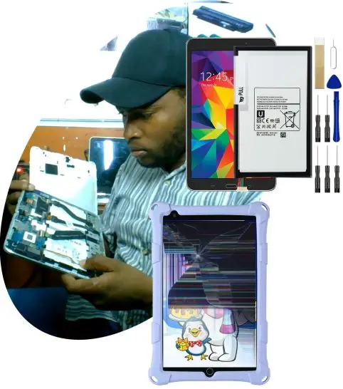 Tablet repair shop nairobi mr techFIX screen battery and board level repair